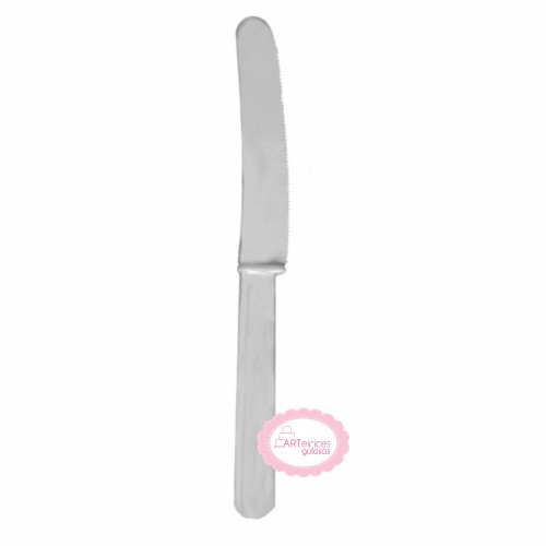 Facas Reutilizáveis Prateado